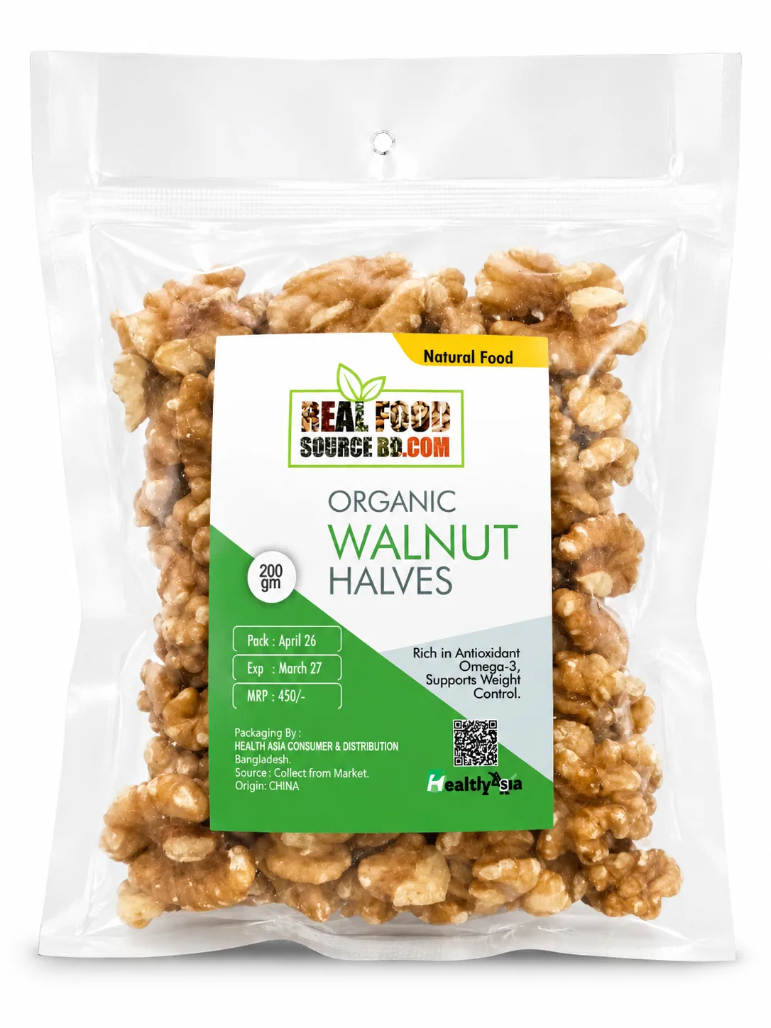 tmllnx101m7gsescc0wc (1) Walnut ( Akrot ) Premium, Crunchy & Nutrient-Rich (200gm) - Image 1